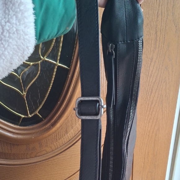 Free People Black Leather Bag - Picture 5 of 11